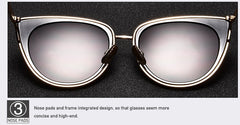 Cat's Eye Photochromic Women's Polarized Sunglasses